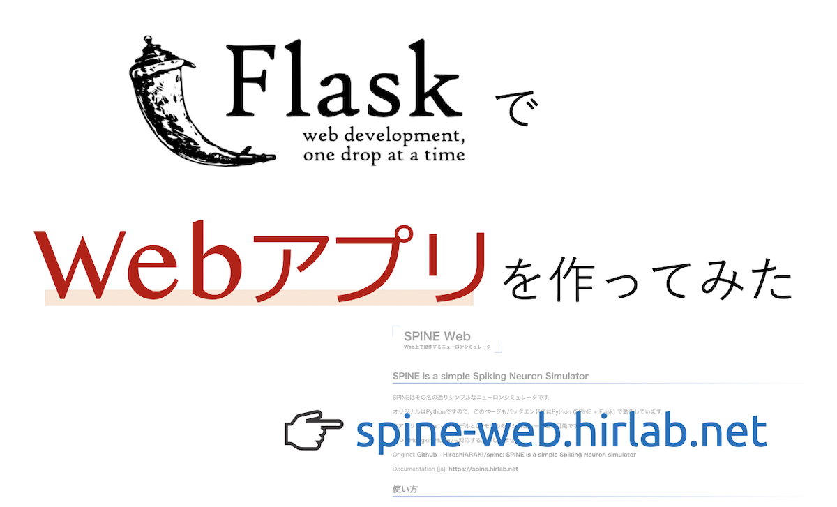 Flaskでwebアプリ ニューロンシミュレータ を作ってみた話 Hiro Lab Blog